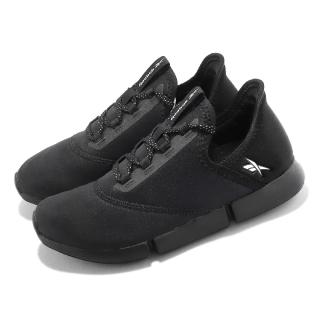 【REEBOK】慢跑鞋 DailyFit DMX AP 女鞋 黑 全黑 動感氣墊 套入式 運動鞋(GY3691)
