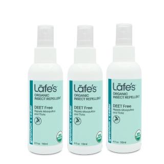 【Lafes organic】有機全家防蚊液118ml(x3入)