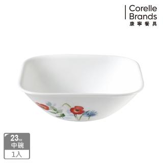 【CORELLE 康寧餐具】花漾彩繪方形23oz碗(2323)