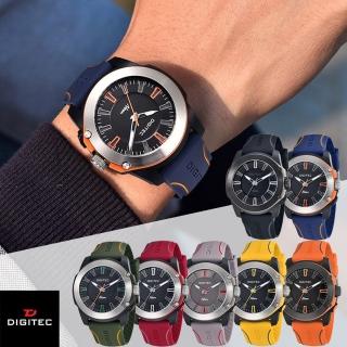 【DIGITEC】DN-5182T 休閒指針夜光防水潮流電子錶