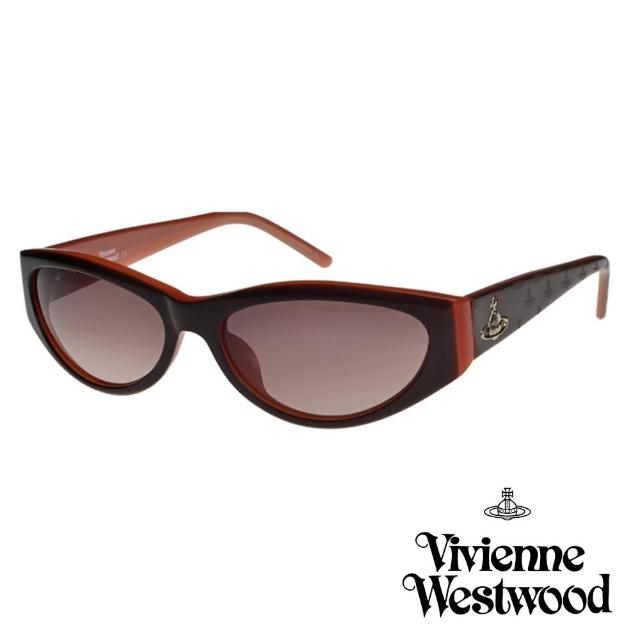 【Vivienne Westwood】英國精品時尚造型太陽眼鏡(VW62203-咖啡色)
