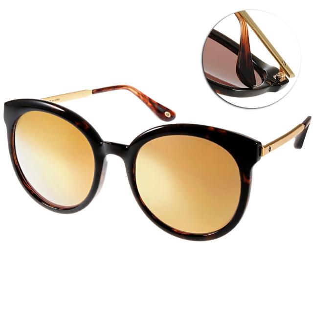 【Go-Getter】大框貓眼水銀鏡面太陽眼鏡(桔-琥珀棕金#GS4002 C06)