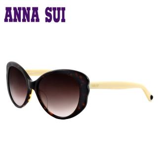 【Anna Sui】日本安娜蘇 經典名模時尚太陽眼鏡(咖啡色-AS930-101)