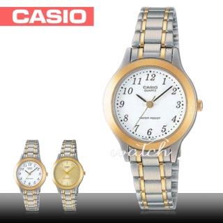【CASIO 卡西歐】簡單素雅 小錶徑 不鏽鋼石英女錶(LTP-1128G)