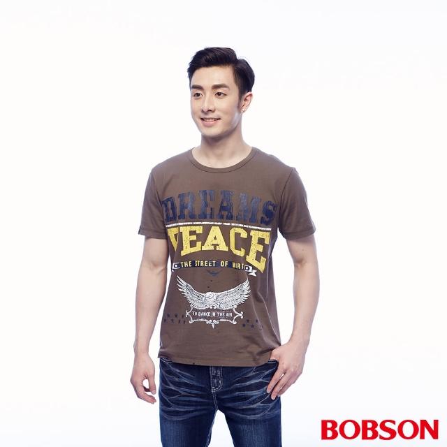 【BOBSON】男款印圖T恤(24040-76)