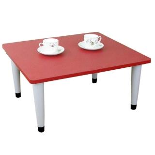 【美佳居】寬60x深60/公分-和室桌/休閒桌/矮桌-喜氣紅色(三款腳座可選)