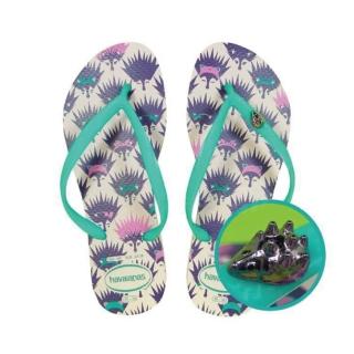 【havaianas 哈瓦仕】女鞋 SLIM PETS系列 奶油粉 型號：00162(巴西品牌、巴西拖鞋、人字拖、夾腳拖)