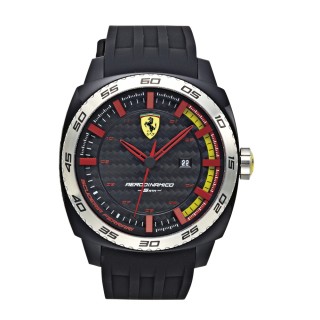【FERRARI】狂速賽車大鏡面時尚腕錶(46mm/0830201)