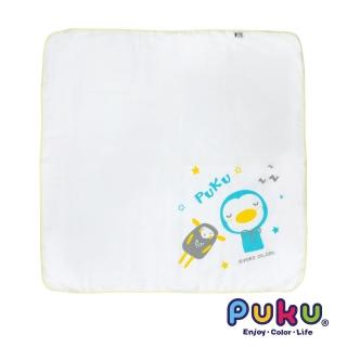 【PUKU藍色企鵝】紗布大浴巾-90*90cm(白色)