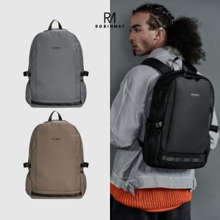 【ROBINMAY】RM品牌機能後背包(雙隔層設計/可放筆電＆A4文件/男包/多色任選)