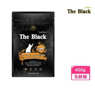 【LaPetz 樂倍】The Black（黑酵母）超低敏性蟲蛋白全貓糧 400g/包(貓糧、貓飼料)