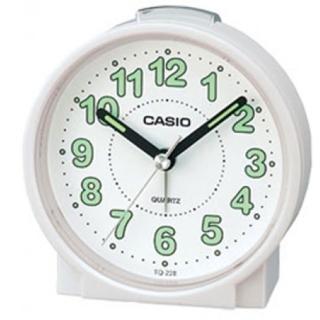 【CASIO】圓形桌上型鬧鐘(TQ-228-7)