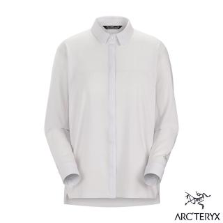 【Arcteryx 始祖鳥】女 Klemtu 抗UV 長袖襯衫(空氣灰)