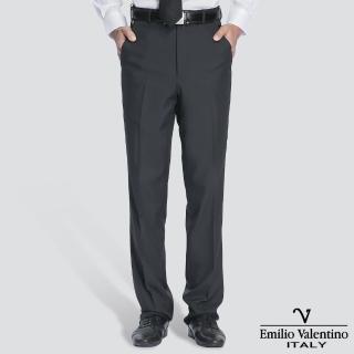 【Emilio Valentino 范倫提諾】超柔平面西裝褲(灰)
