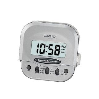 【CASIO】旅行專用款數位液晶鬧鐘(PQ-30-8)