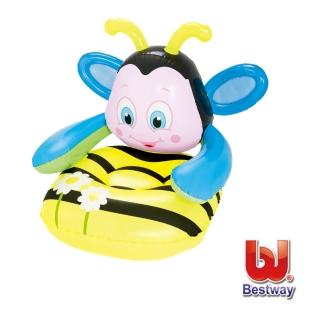【Bestway】Q版蜜蜂31x35x31兒童充氣沙發(75062)