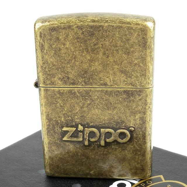 【ZIPPO】美系-Stamp-內部打印仿古鍍黃銅打火機