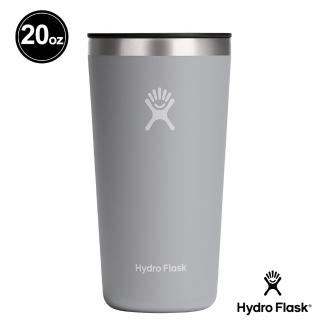 【Hydro Flask】20oz/592ml 隨行杯(粉灰)