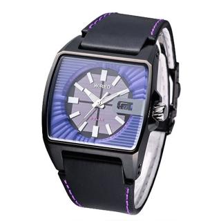【ALBA】普普風魅力紫太陽能時尚腕錶(V145-X013T / AUA011X)