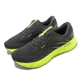 【BROOKS】慢跑鞋 Glycerin 20 男鞋 黑 黃 甘油系列20代 氮氣中底 馬拉松 路跑 運動鞋(1103821D012)