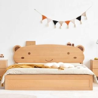 【橙家居·家具】/預購/艾勒系列五尺小熊掀床 AL-K1014(售完採預購 床架 床板 床底 收納床 兒童床)