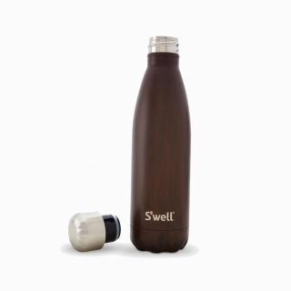 【Swell】Burlwood-17oz-美國時尚不鏽鋼保冷.保溫杯500ml(WOOD COLLECTION)(保溫瓶)