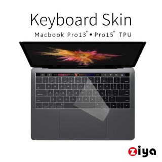 【ZIYA】Macbook Pro13/15 吋 Touch Bar 鍵盤保護膜 超透明TPU材質(一入)