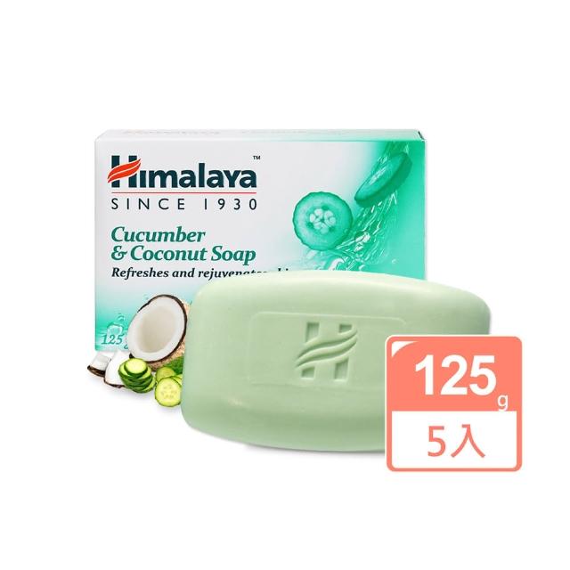 【印度 Himalaya喜馬拉雅】黃瓜椰子保濕香皂 125g(*5入)