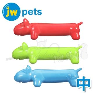 【NEW 美國Petmate】JW啾啾長條狗-中(紅、綠、藍)
