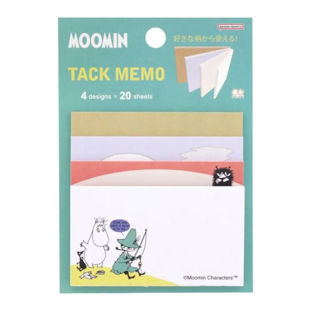 【sun-star】Moomin嚕嚕米 造型便籤 便條紙 嚕嚕米與阿金 露營