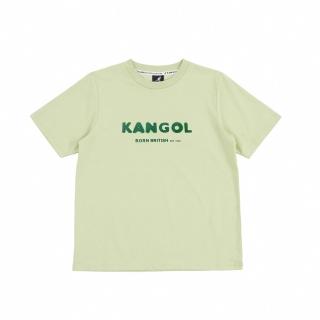 【KANGOL】短袖 短T 綠 大LOGO 袋鼠 基本款 女(6322100771)