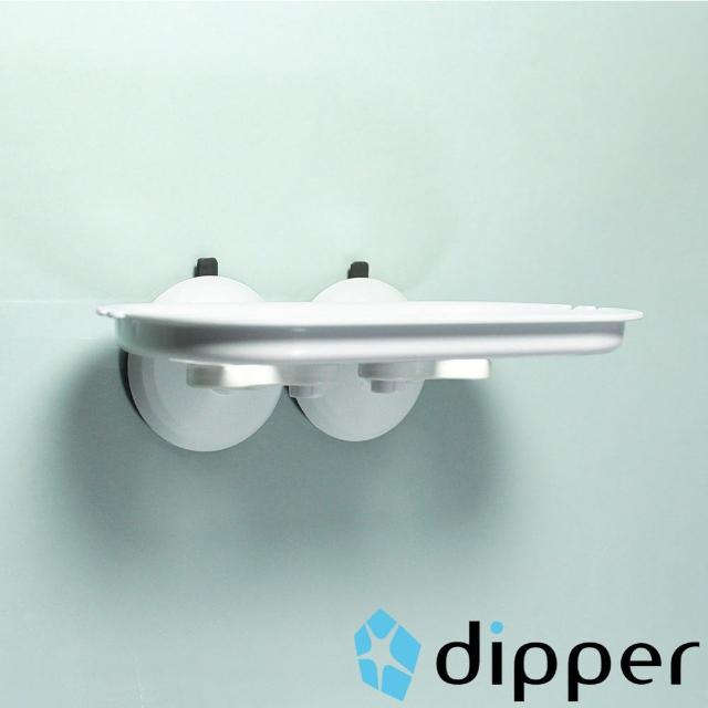 【dipper】強力吸盤壁掛-大(置物架套組)