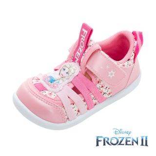 【Disney 迪士尼】正版童鞋 冰雪奇緣 護趾涼鞋/絆帶設計 舒適 抗菌 防臭 台灣製 粉紅(FOKT37663)
