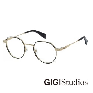 【GIGI Studios】手工細圓框鈦金光學眼鏡(金 - BERNINI-6783/1)