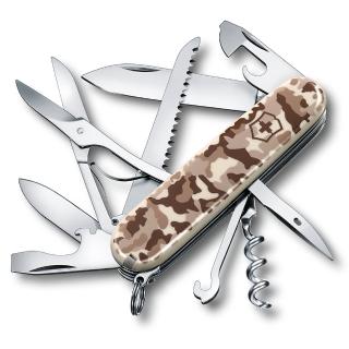 【VICTORINOX瑞士維氏】狩獵者16用瑞士刀-卡其迷彩