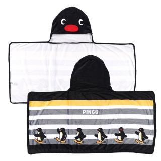 【MUSE 木棉花】企鵝家族保暖包巾(薄毯 棉被 毯子)