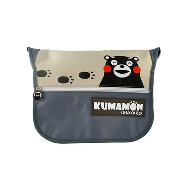 【KUMAMON 酷MA萌】熊本熊 腳印 側背包(小)