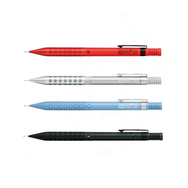 【Pentel 飛龍】SMASH WORKS 製圖鉛筆 0.5mm /支 XQ1005(筆桿顏色隨機出貨)