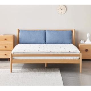 【橙家居·家具】/預購/艾勒系列五尺軟包床架A款 AL-E201A(售完採預購 軟床 床組 實木床架 臥室床)