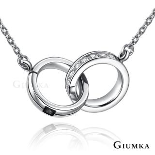 【GIUMKA】項鍊．單鑽黑線．銀色(情人節禮物)