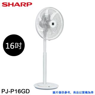 【SHARP 夏普】16吋 自動除菌離子DC直流馬達觸控立扇(PJ-P16GD)