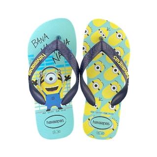【havaianas 哈瓦仕】童鞋 MINIONS 藍/深藍 型號：00183巴西集品(巴西品牌、巴西拖鞋、人字拖、夾腳拖)