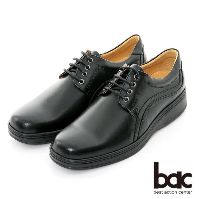 【bac】特殊專利真皮氣墊皮鞋(黑色)