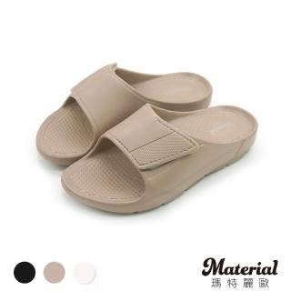 【MATERIAL 瑪特麗歐】女鞋 防水鞋 MIT輕量一字寬帶防水鞋 T80021(防水鞋)