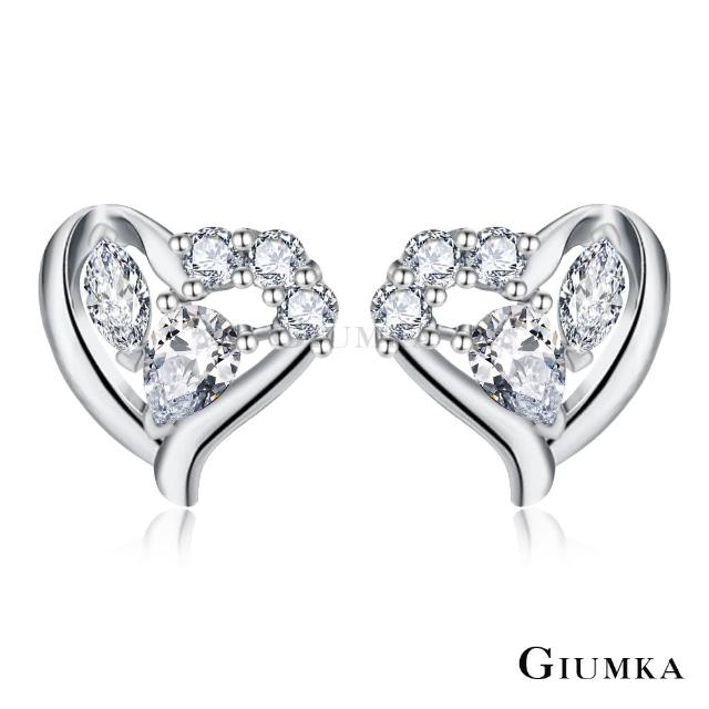 【GIUMKA】純銀耳環．幾何主義．愛心(情人節禮物．送禮)