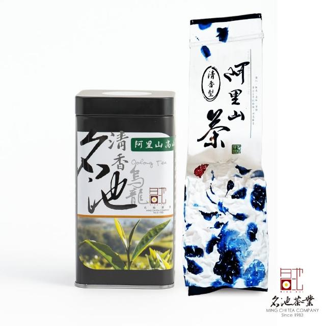 【名池茶業】阿里山花韻烏龍茶葉150gx4罐(共1斤/清香款)