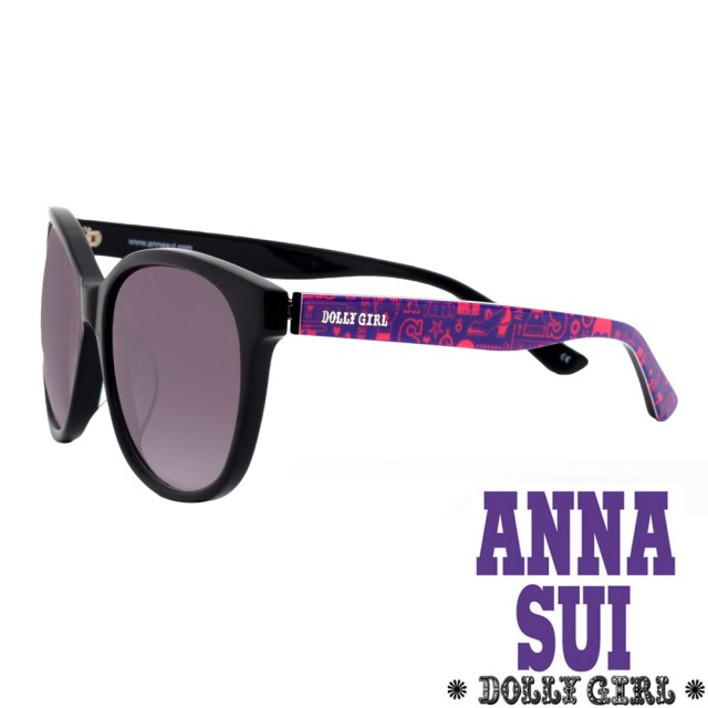 【Anna Sui】Dolly Girl系列經典洋娃娃元素造型太陽眼鏡(紫+桃紅 - DG802-001)