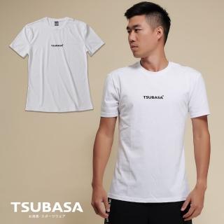 【TSUBASA洒落運動衣】ELEMENT 男款 貴絲棉T-Shirt 白色(圓領T恤 白T恤 合身休閒 短袖T恤)
