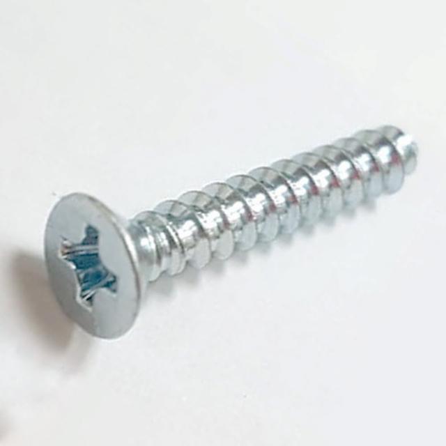 鍍鋅十字螺絲 100入(3 X 19.6 mm 皿頭螺絲 平頭螺絲)