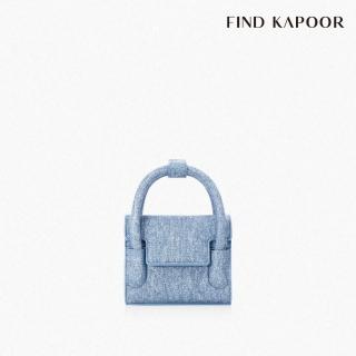 【FIND KAPOOR 官方直營】MARTY 12 DENIM 翻蓋手提斜背方包 淺藍丹寧